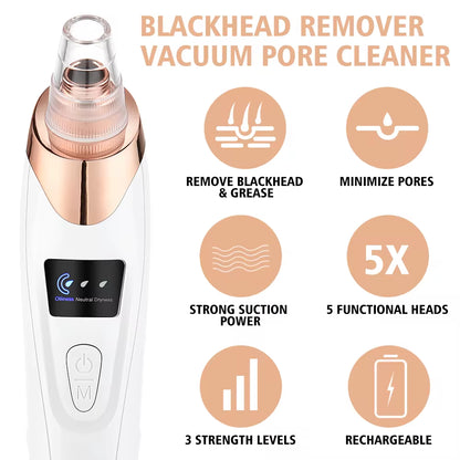 Electric Blackhead Remover with Vacuum Suction sick care tool