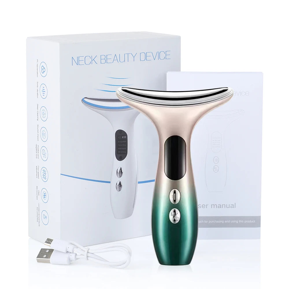 Ultimate Neck & Face Lifting Beauty Device with LED Photon Therapy